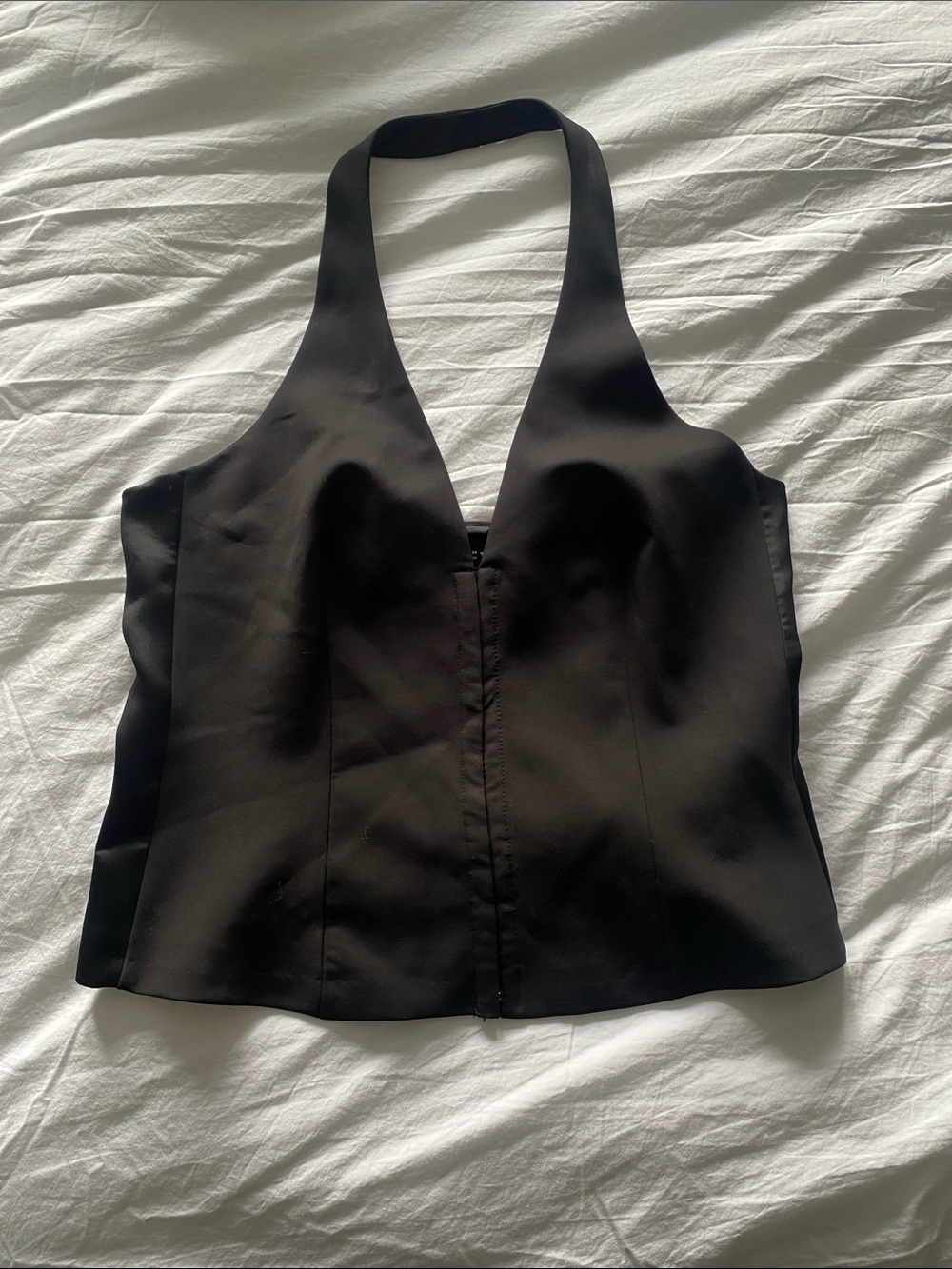 Zara Black Halter Neck Top